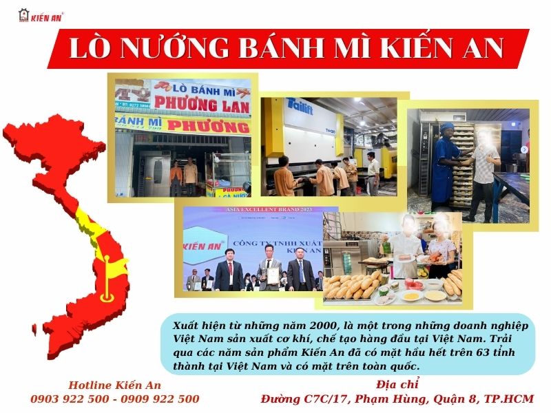 Địa chỉ cung cấp máy móc, thiết bị làm bánh lâu năm tại Sài Gòn